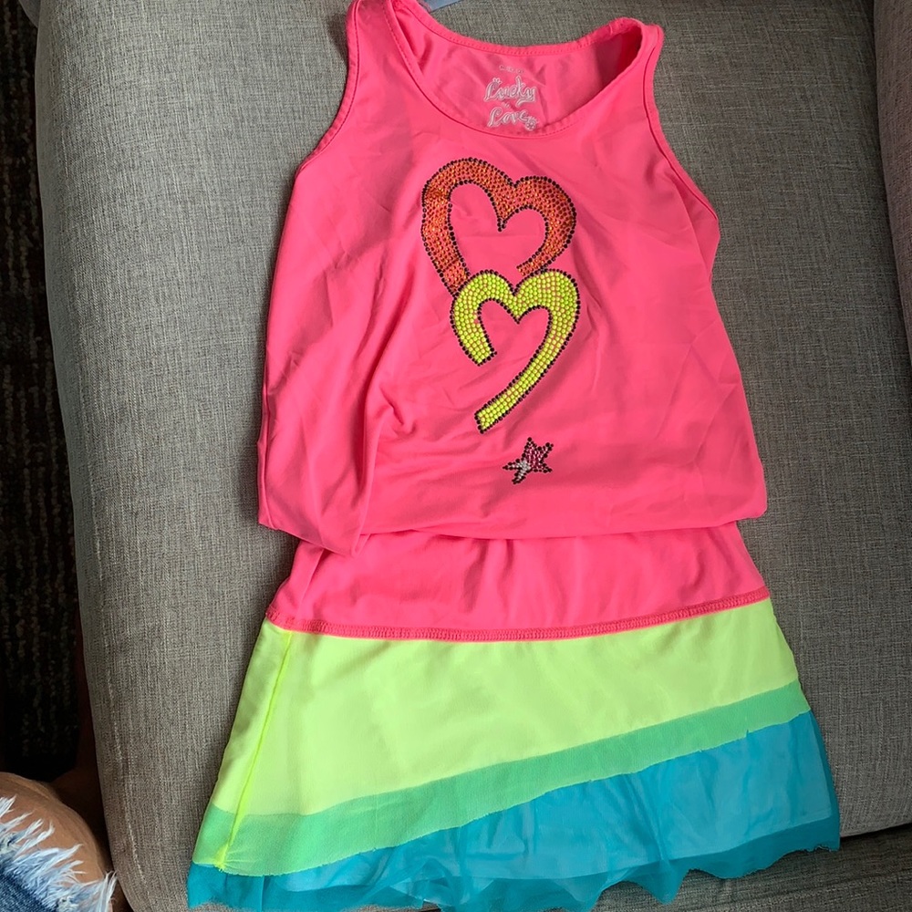 Lucky in Love size 10/12 tennis outfit